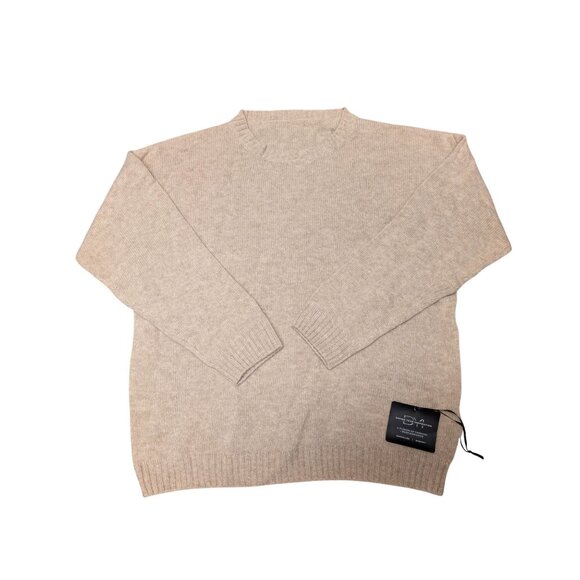 DYI Women's Cashmere Wool Oversized Sweater Tan Medium - Picture 1 of 6